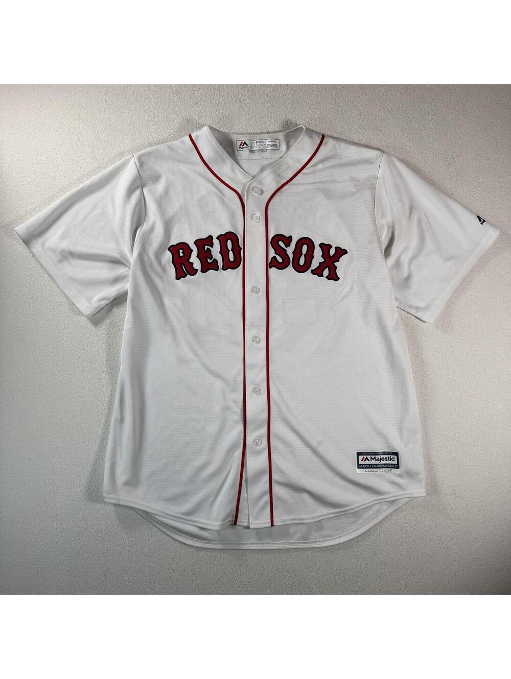 Boston Redsox Mookie Betts MLB Majestic Baseball Jersey